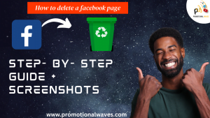 How to delete a facebook page